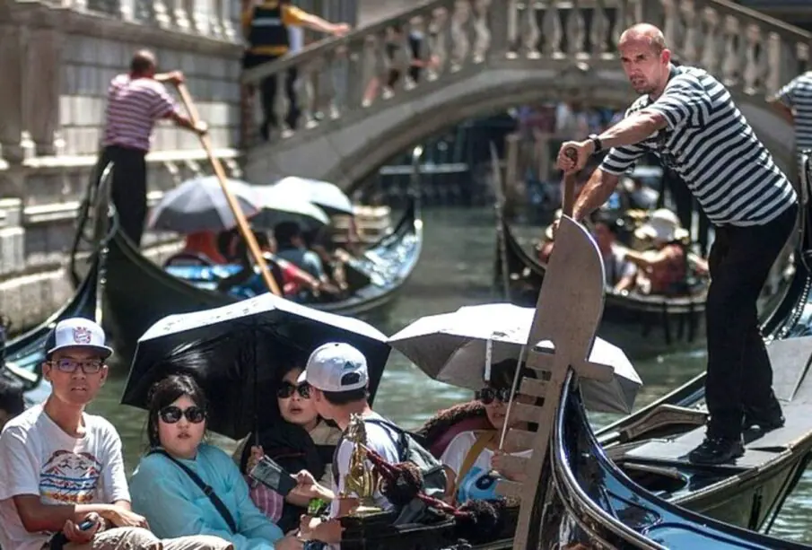 Exceso de turistas en Venecia
