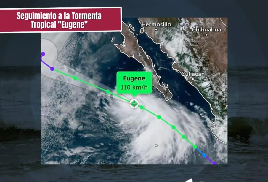 Tormenta tropical Eugene en BCS