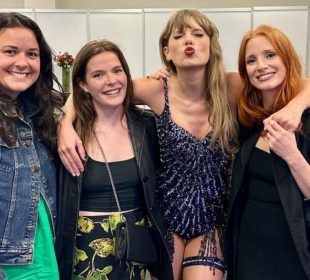 Jessica Chastain en el concierto de Taylor Swift