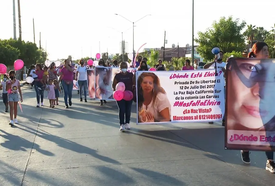Manifestación por las víctimas de desaparición forzada