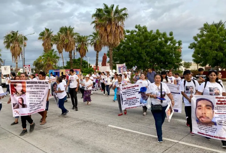 Manifestación por los desaparecidos