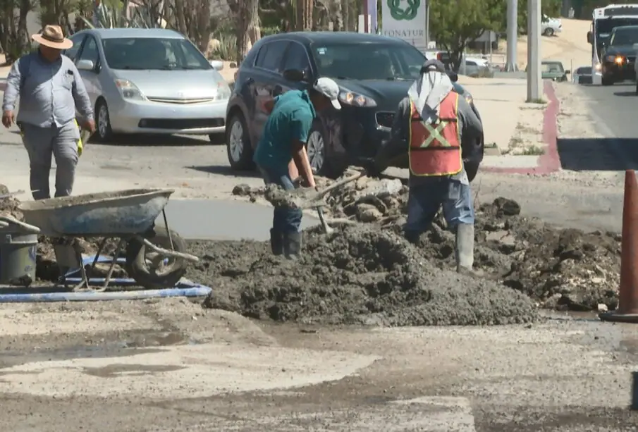Obra en avenida