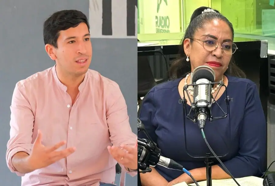 Pedro Kumamoto y Claudia García