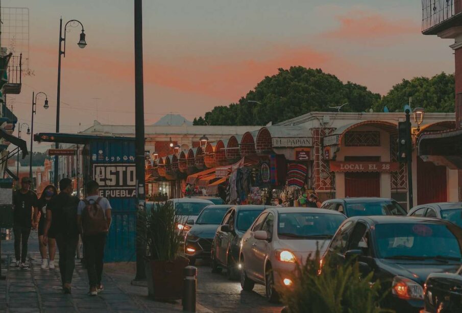 Tráfico vehicular en CDMX