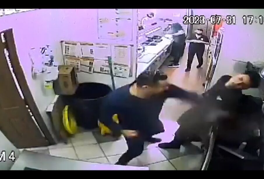 Aún no detienen a golpeador de joven en Subway en SLP