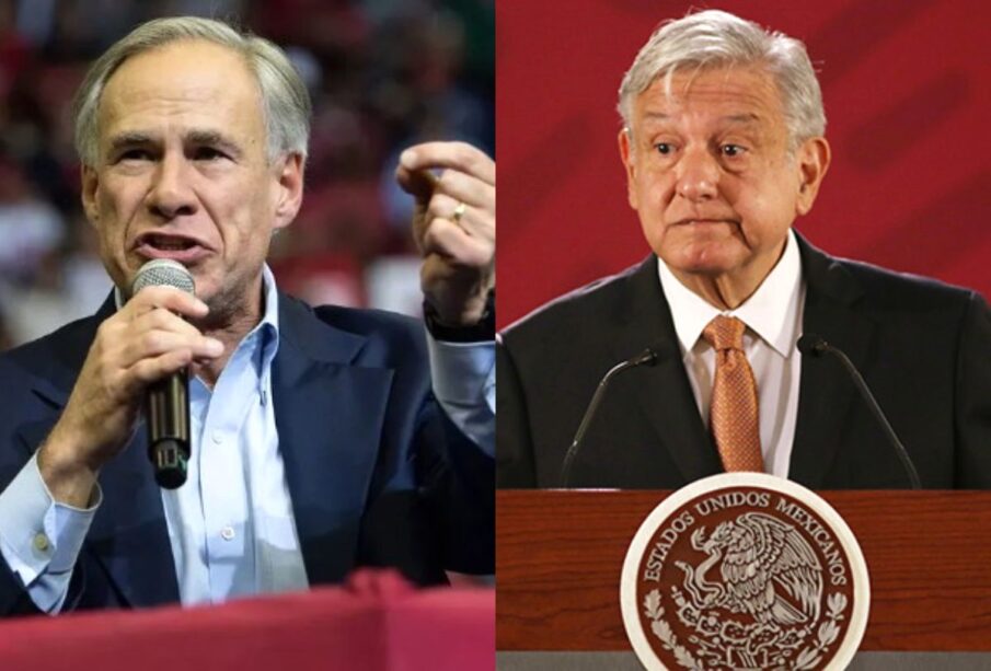 Greg Abbott y AMLO