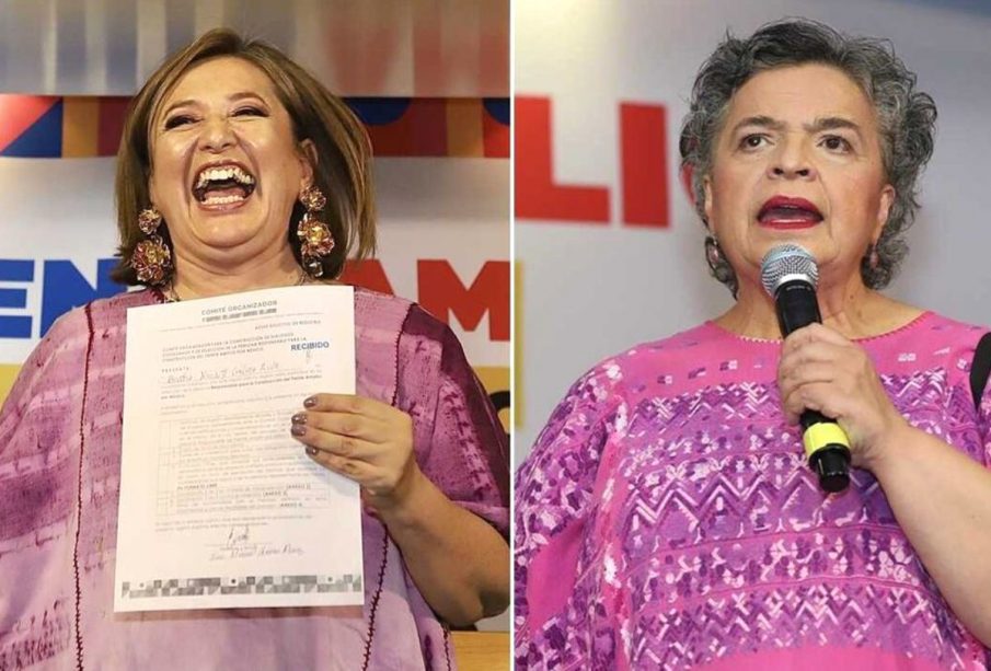 Beatriz Paredes y Xóchitl Gálvez