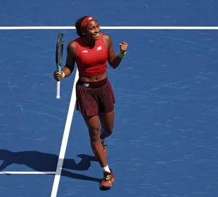 La tenista Coco Gauff en el US Open