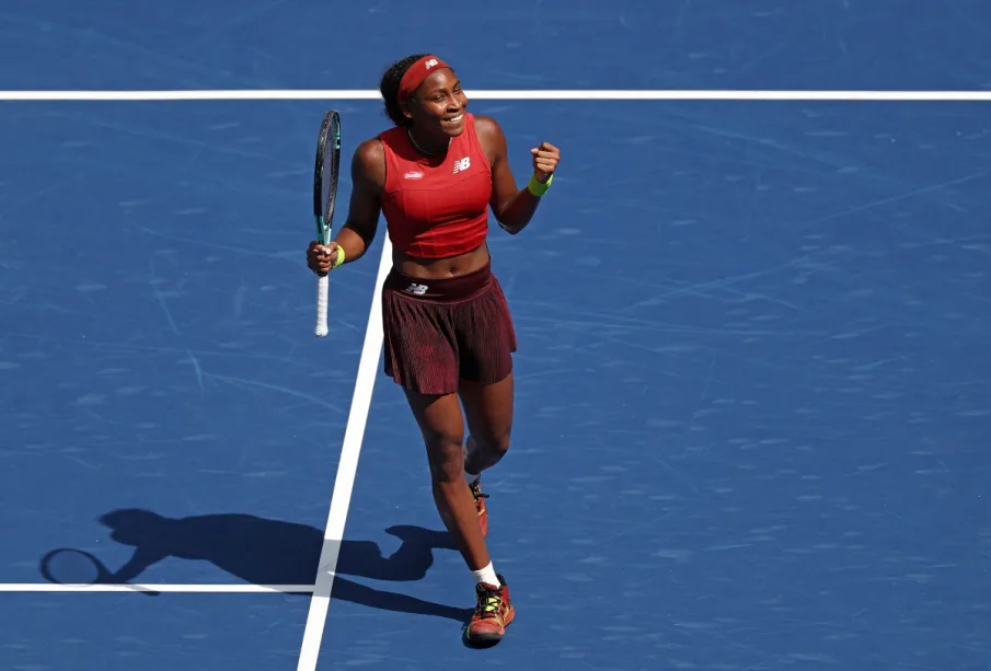 La tenista Coco Gauff en el US Open