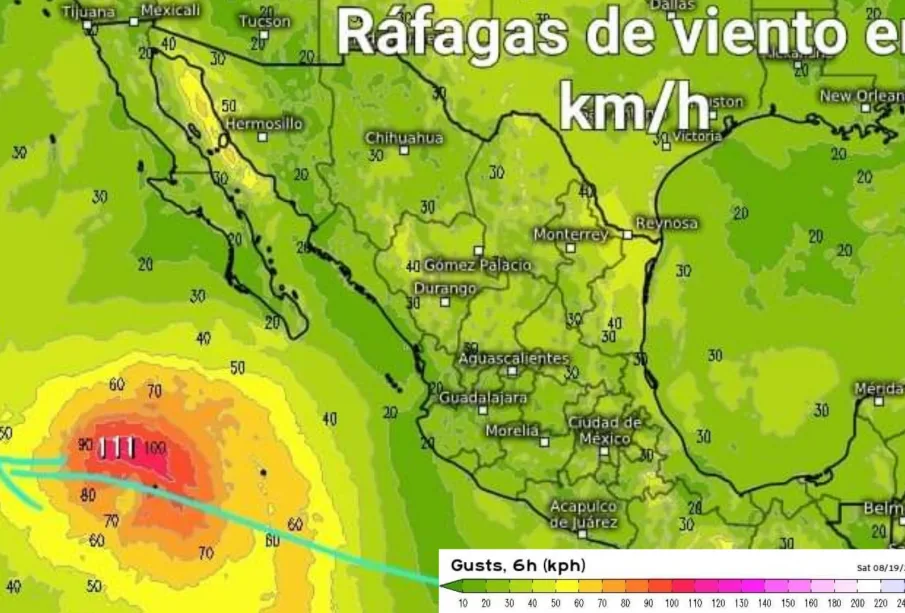 Modelo europeo de ciclones tropicales.