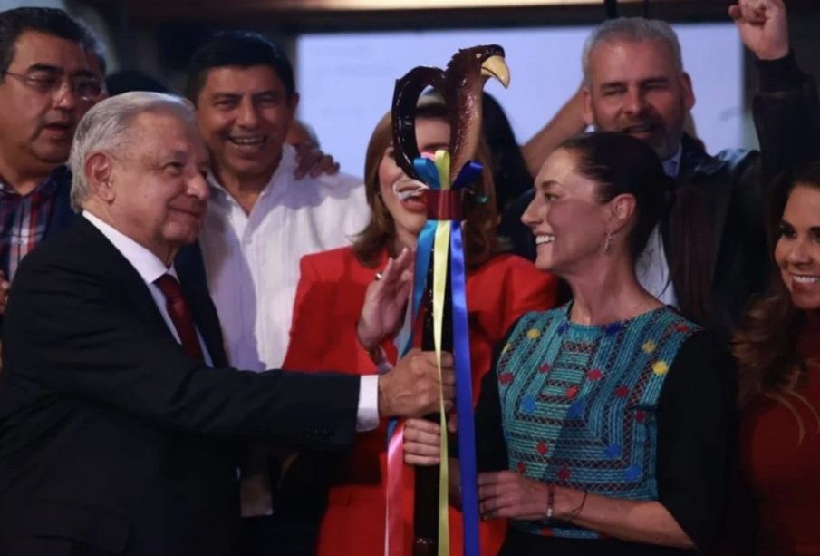 AMLO y Claudia Sheinbaum.