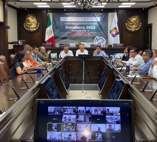 Comite Estatal de PC en simulacro