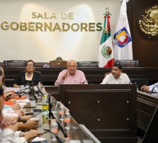 Se reunió gobernador de BCS con su gabinete