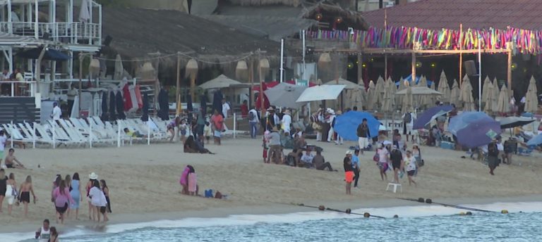 Gente en la playa