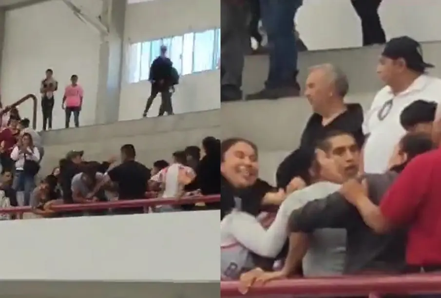 Pelea en evento de Delfina.