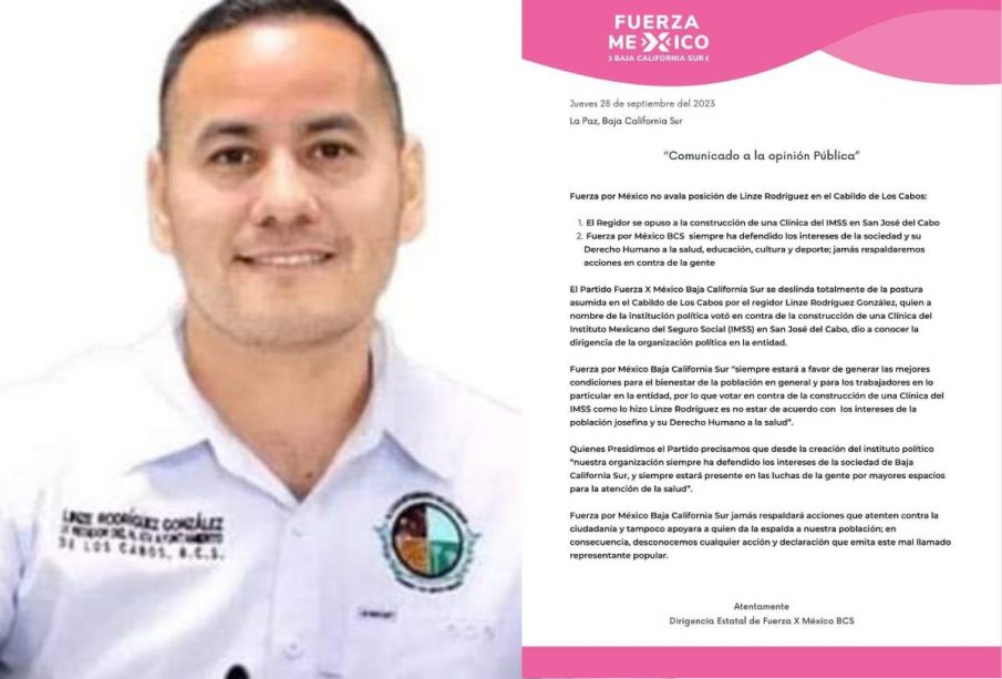 Postura de Fuerza México por postura de Linze por clinica