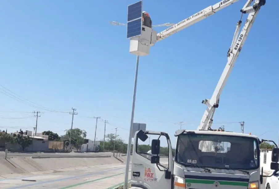 Se habían retirado los paneles para evitar daños por las lluvias