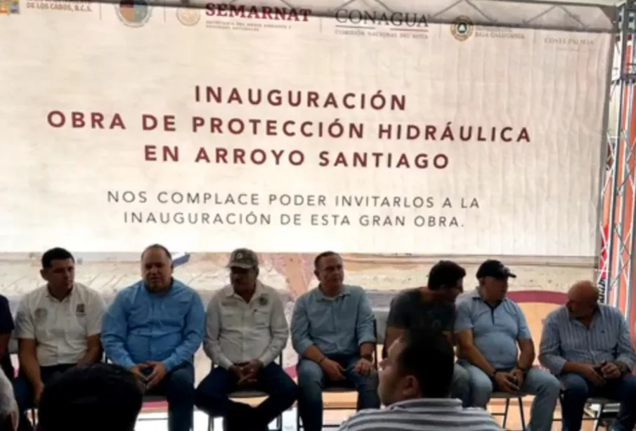Inauguración de obra de protección hidráulica en el Arroyo de Santiago