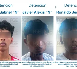 Jóvenes detenidos en Cancún
