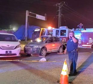 Accidente vehicular en Los Cabos