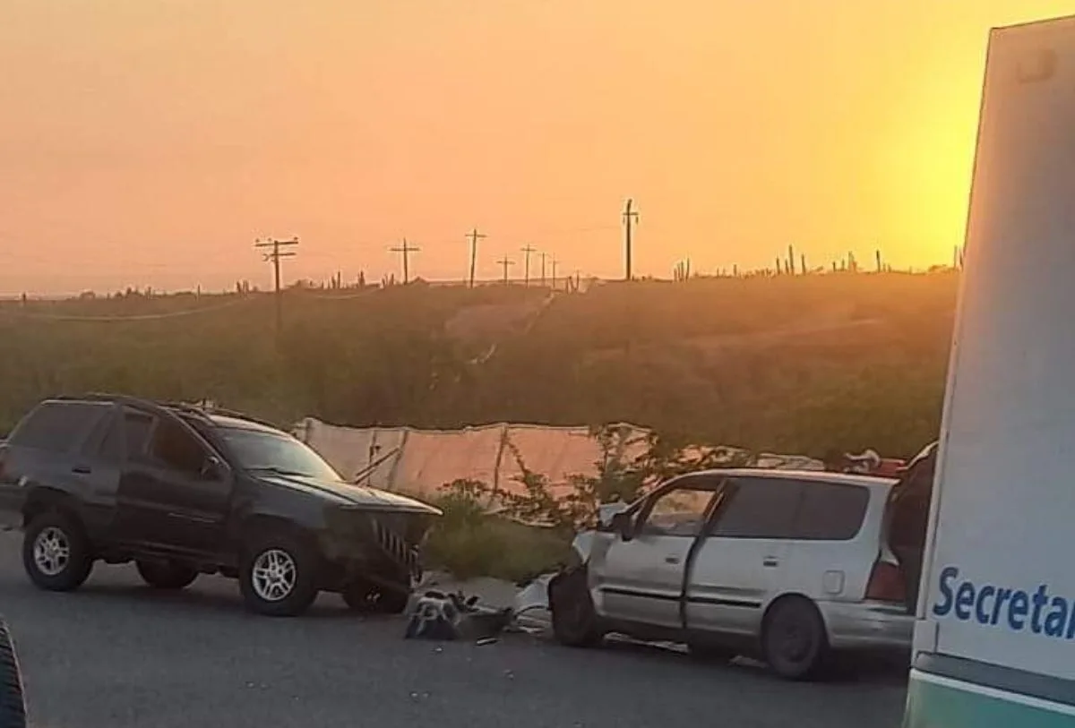 Accidente en la colonia Mezquitito