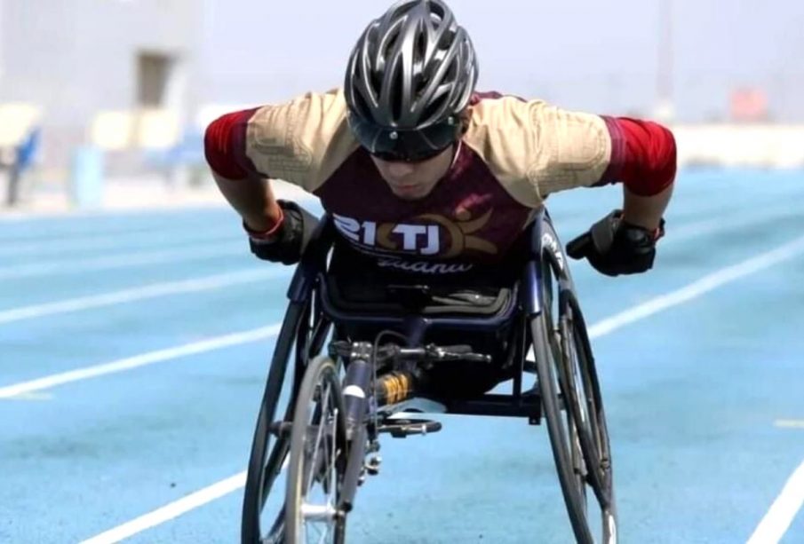 Atleta paranacional en acción