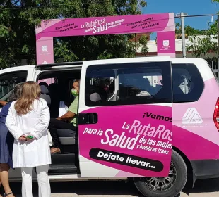 Camioneta de la Ruta Rosa