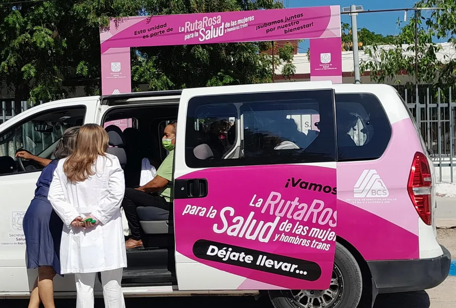 Camioneta de la Ruta Rosa