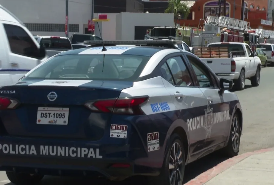 Patrulla de la Policía Municipal de Los Cabos.