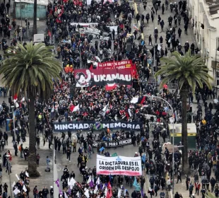 Manifestación en Chile