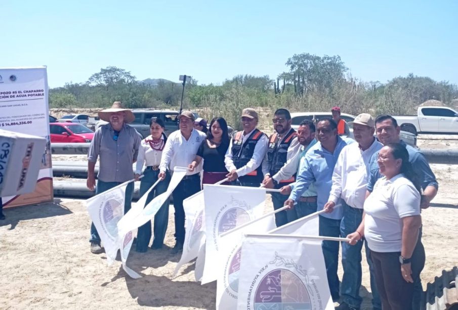 Acto de arranque de obras por autoridades de Los Cabos