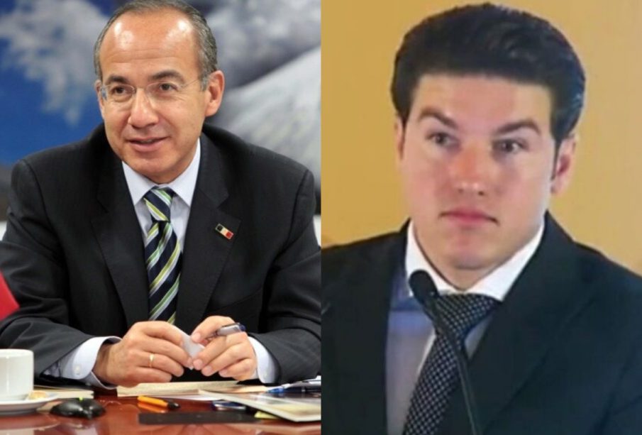 Samuel García y Felipe Calderón