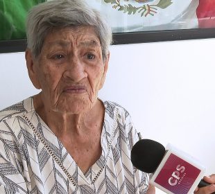 señora María Amador en entrevista