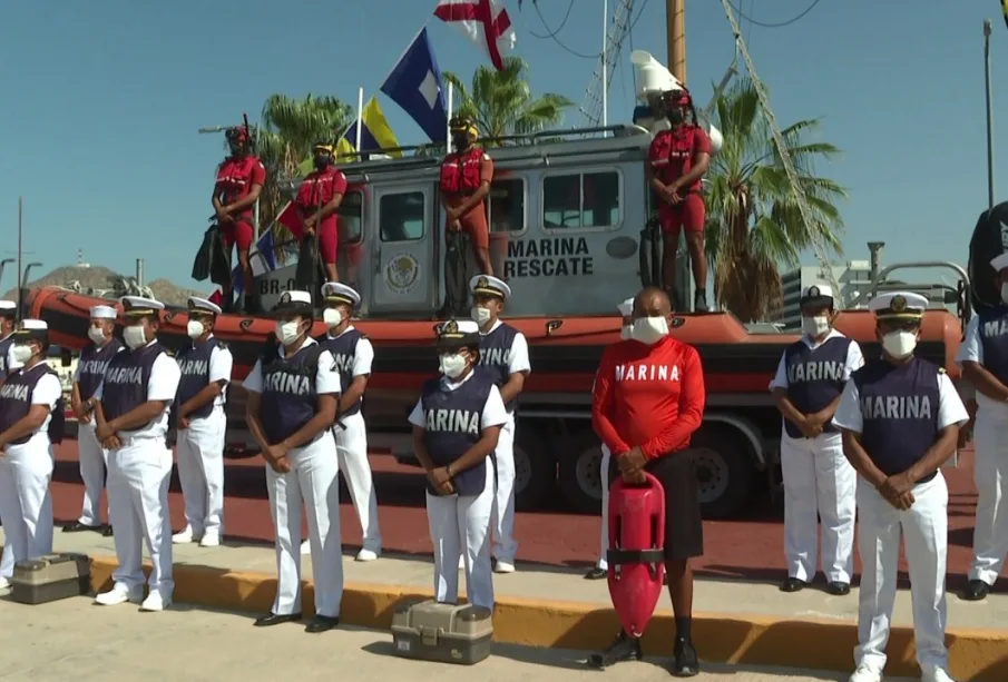 Secretaría de Marina de la Segunda Zona Naval en Cabo San Lucas.