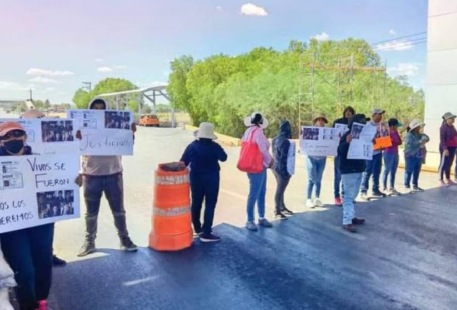 Familiares se manifiestan en Zacatecas