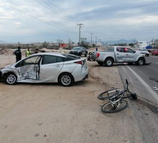 Accidente carretero en El Centenario