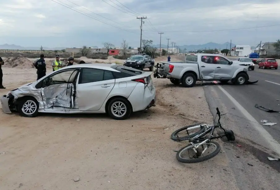 Accidente carretero en El Centenario