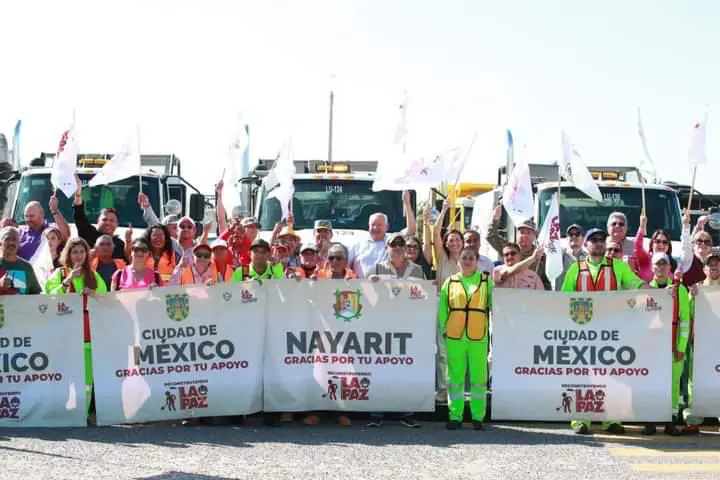 El mandatario agradeció a las entidades que han apoyado a BCS, tras el paso del huracán Norma