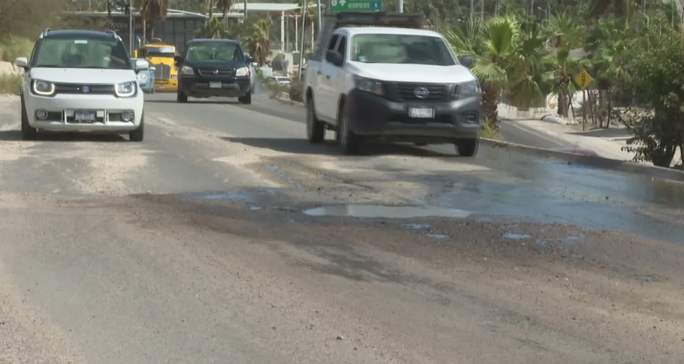 Bache en la carretera Transpeninsular