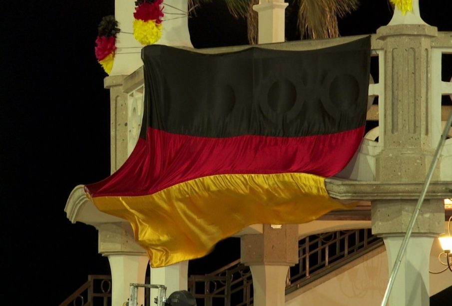 Bandera de Alemania en La Paz