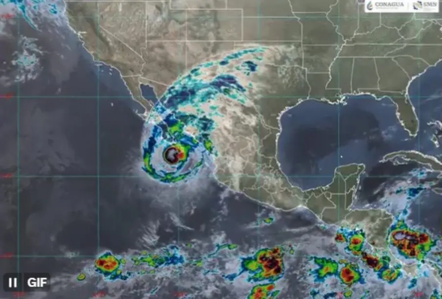 Pronóstico del clima en México.