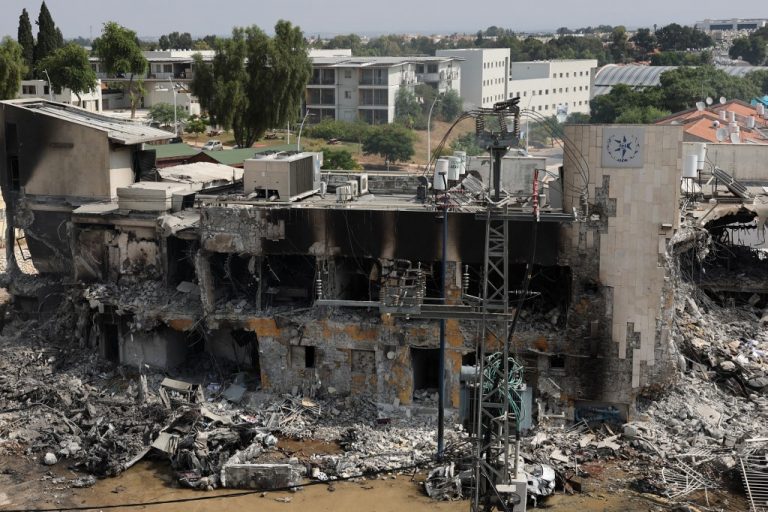 Edificio destriuido por bombardeo