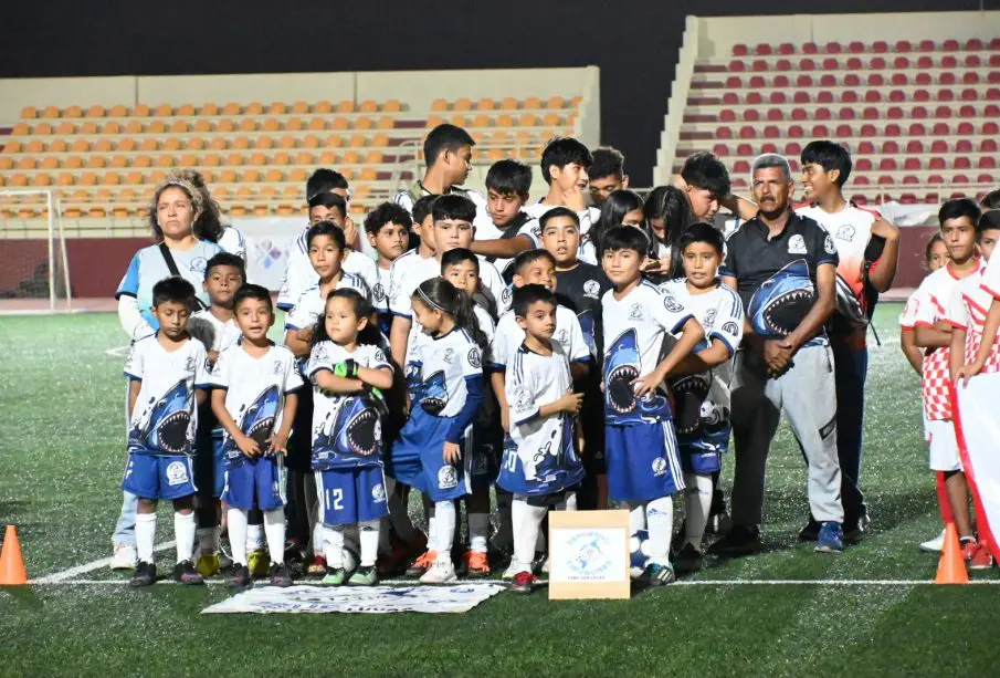 Equipo infantil de futbol