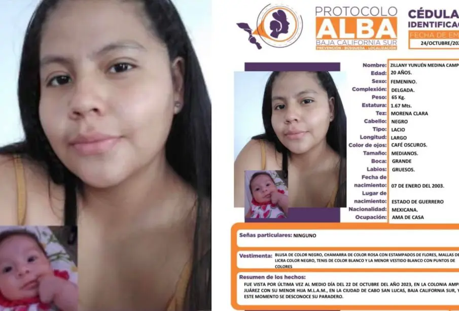 Ficha de búsqueda de Protocolo Alba, Zillany Yunuén Medica Campos