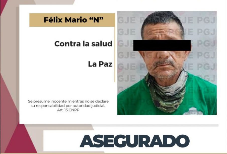 Ficha de detención de Felix Mario