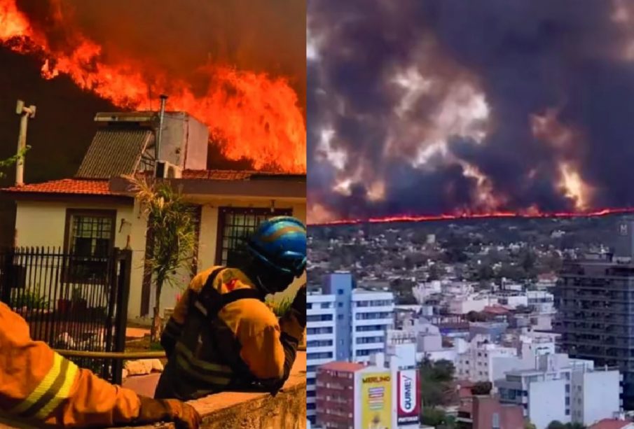 Incendio Argentina
