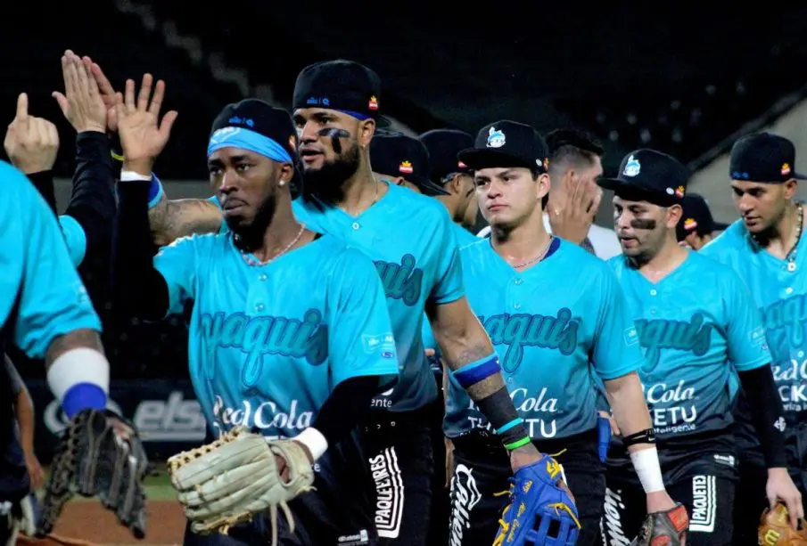 Jugadores de los Yaquis de Ciudad Obregón