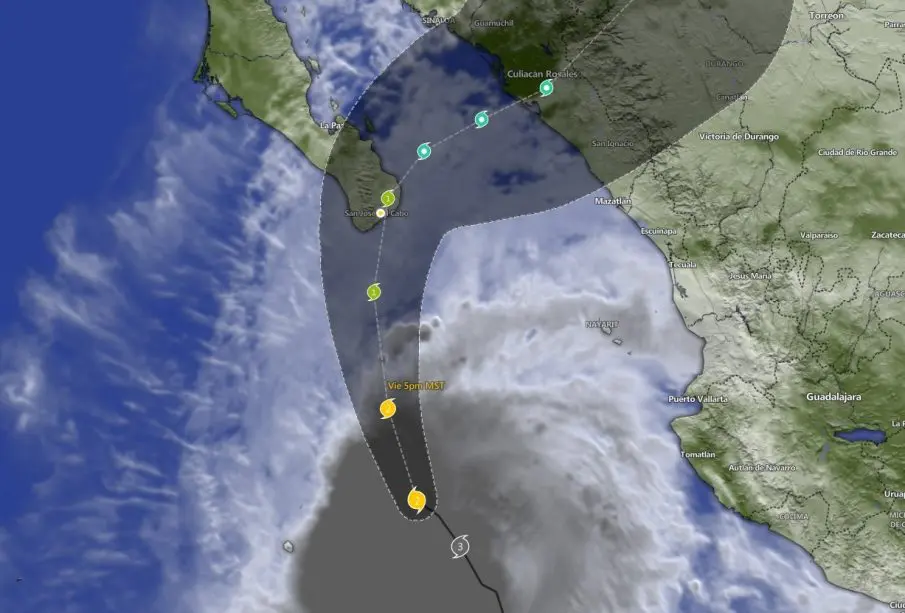 La Paz con probabilidad de lluvias por Norma 20 oct