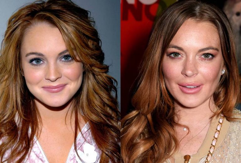 Lindsay Lohan antes y ahora