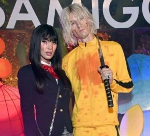 Megan Fox y Machine Gun Kelly en Halloween